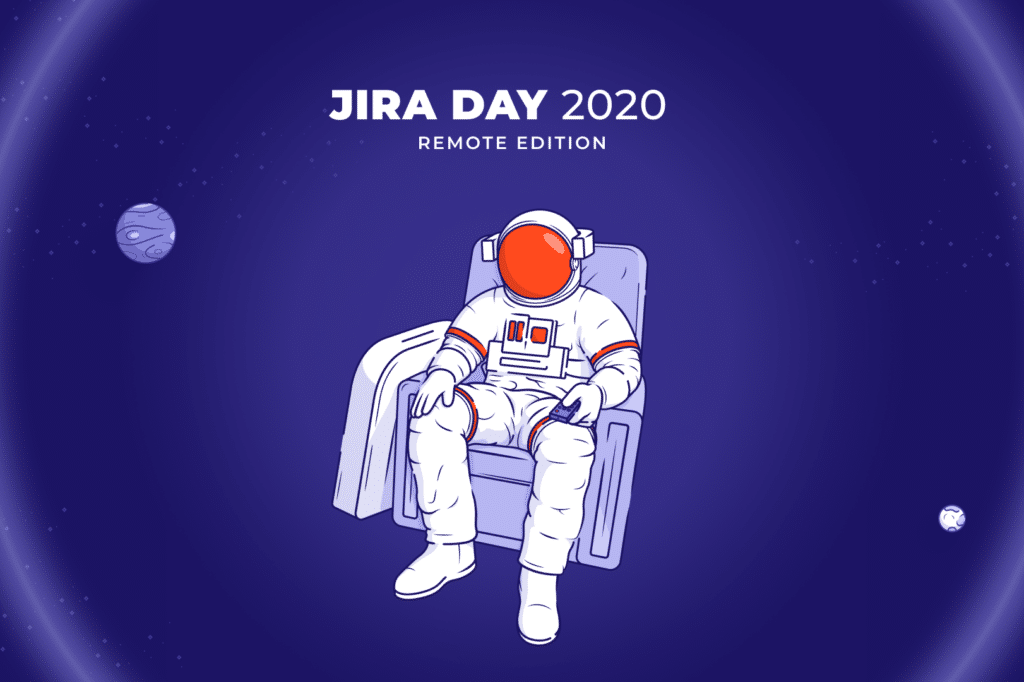 Jira Day 2020 astronaut illustration