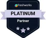 freshworks platinum partner badge