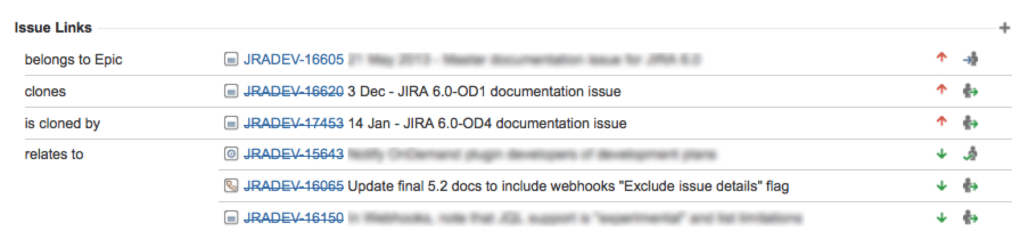 Jira requirements management: requirements as issue types