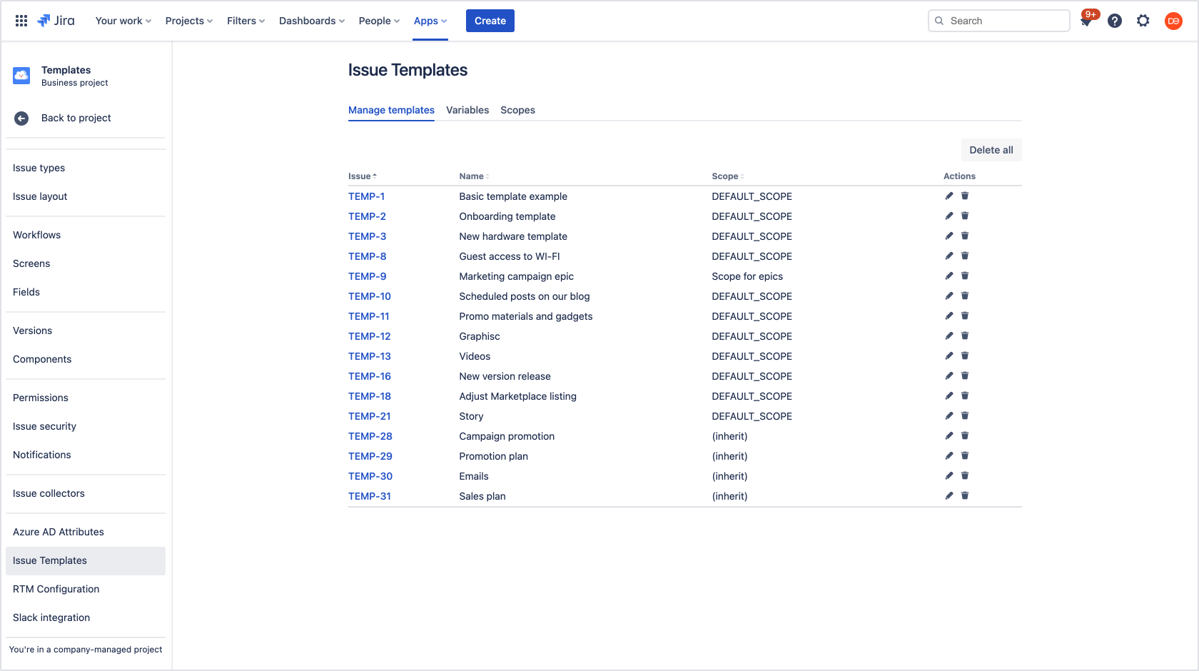 Issue Templates for Jira - Migration from Server to Cloud