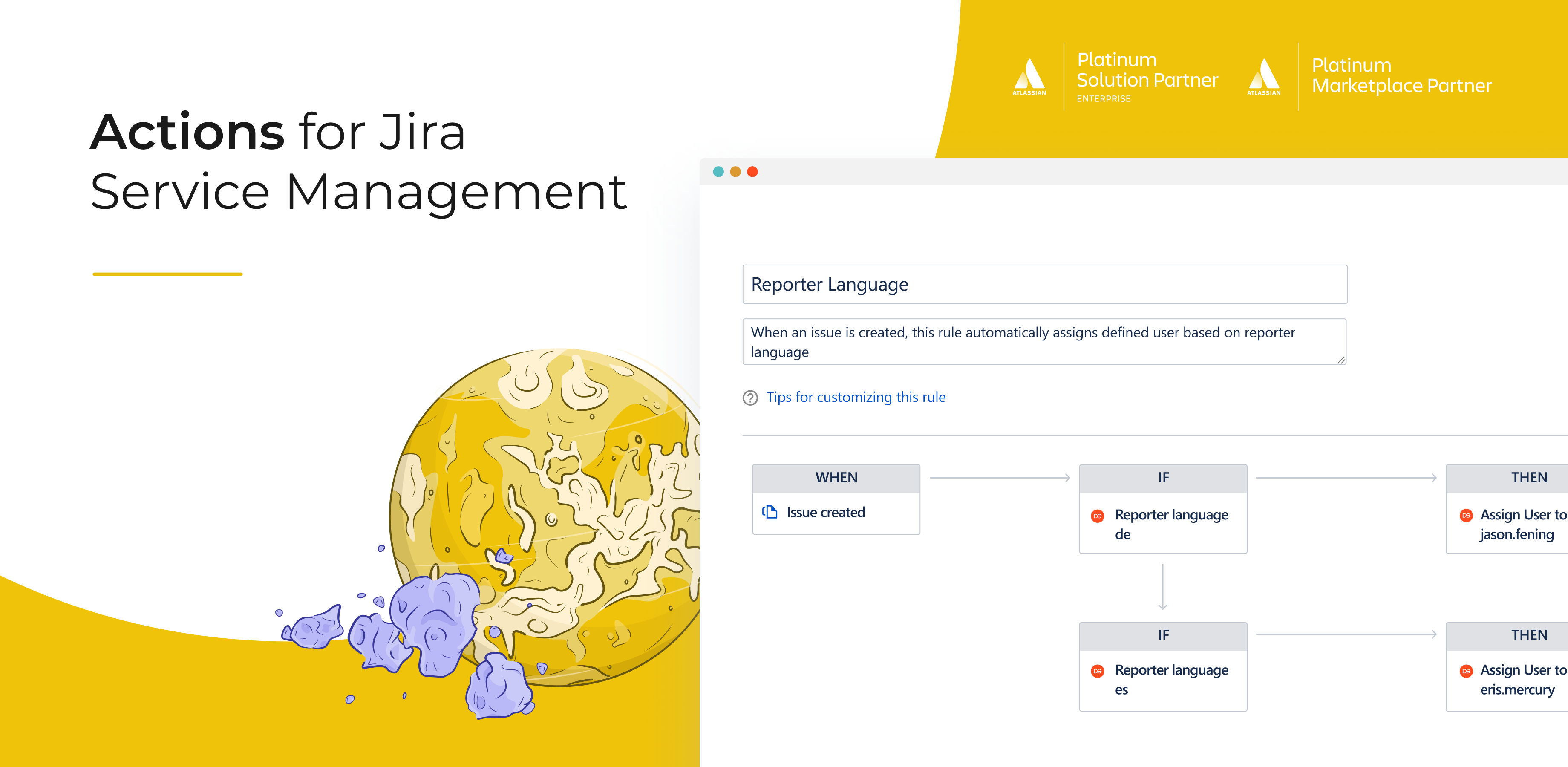 Actions for Jira Service Management - Banner
