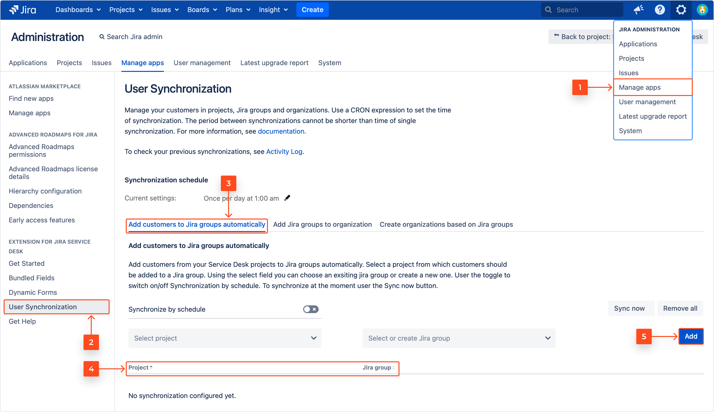 Add customers to Jira Service Management organizations and groups